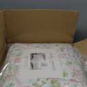 Laura Ashley - Queen Comforter Set, Luxuriously Soft Bedding with Matching Shams, Floral Home Decor (Morning Gloria Pink, Queen)