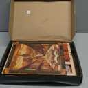 Book Nook Kit - DIY Miniature World Library Booknook - 3D Wooden Puzzle with LED Lights - Creative Bookshelf Insert & Educational Gift for Adults