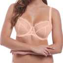Freya Women's Fancies Underwire Plunge Bra (34F, Natural Beige)