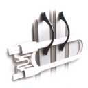 Sliding Cabinet Locks (4-Pack) 8 inch, Multi-Purpose Child Safety Lock by Skyla Homes - No Tools or Drilling Required, Best for Baby Proofing, Strong ABS Free Plastic Knob Cover