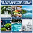 20 in 1 Water Tester for Drinking Water, Well Water Testing Kit, Suitable for Household Tap Water, Natural Water Quality Testing, Can Detect Water Hardness, Chlorine, Lead, Ph, Etc. (123 Test Strips)