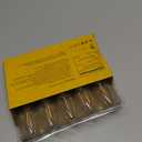 Ascher E12 LED Classic Candelabra Clear Light Bulb, 4W, Equivalent 40W, Warm White 2700K, Non-Dimmable, Filament Clear Glass, Pack of 5