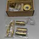 SENTO Bathtub and Shower 3 Handle Tub Trim Set for Sayco Faucets Bathtub Shower, 9B-3H, 9B-3C, 9B-5D, Easy Installation, Heavy Duty Metal, Satin Brass