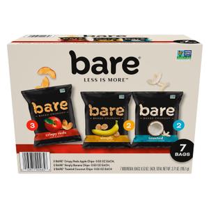 Bare Baked Crunchy, Fruit Variety Pack, 0.53 Ounce (Pack of 7)