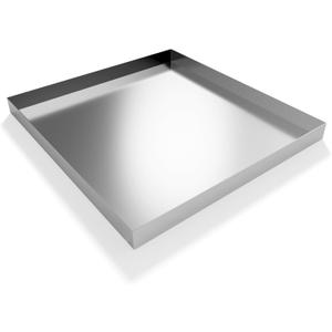 Washing Machine Pan-32" x 30" x 2.5" Heavy Duty 304 Stainless Steel Washing Machine Tray, Washer Pan, Drip Tray Catch, No Hole (304 Stainless Steel-32 x 30 x 2.5 Inch)
