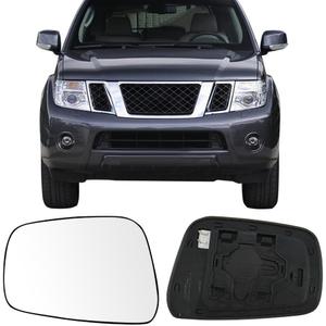 Driver Side Mirror Glass for Nissan Frontier 2005-2021,for Nissan Pathfinder 2005-2012,for Nissan Xterra 2005-2015,Backing Plate Power Heated Left Side View Mirror Glass.
