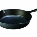 Lodge 9 Inch Cast Iron Pre-Seasoned Skillet  Signature Teardrop Handle - Use in the Oven, on the Stove, on the Grill, or Over a Campfire, Black