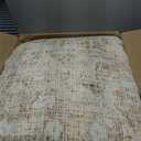 9x12 Beige Area Rug for Living Room Bedroom Neutral Soft Non Slip Rug Low Pile Vintage Distressed Large Carpet for Dining Room Nursery Office Indoor