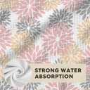 2 x Artoid Mode Pink Dahlia Floral Kitchen Dish Cloths, 12x12 Inch Quick Dry Microfiber Dishcloths for Kitchen Premium Dish Rags Set of 2