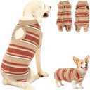 Dog Surgery Recovery Suit - Puppy Onesie for Cats after Surgery, Cone E collar Alternative for Female Male Dogs, Surgical Spay Recovery Suit for Abdominal Wound, XL