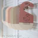 Baby Clothes Dividers For Closet - Wooden Baby Clothes Organizer Dividers for Boy & Girl, 8 Baby Closet Dividers by Size - Ideal Clothing Organizers