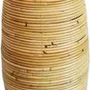 Southeast Asian Rattan Floor vase, Dried Flower Container, Silk Flower Weaving Flower, Living Room and Dining Room Window Display 30-120cm-50CM high