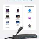 Anker 4-Port USB 3.0 Hub with 5Gbps Data Transfer, Ultra-Slim Data USB C Hub [Charging Not Supported], for MacBook, iMac, Surface, Mobile HDD, and More (USB-C, 0.7 ft)