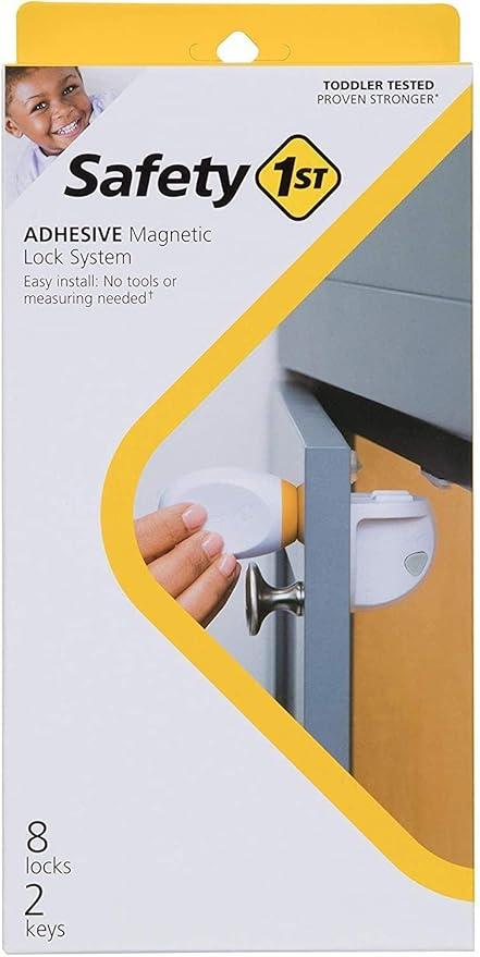 Safety 1st Adhesive Magnetic Lock System, 8 Locks And 2 Keys