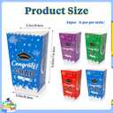jeowicti 24 Pcs Graduation Popcorn Boxes Grad Party Favors Supplies Table Decor 2026 Graduation Decorations Candy Goodie Boxes Popcorn Bucket Bags Containers