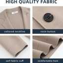 New Sweater V-Neck Solid Color Cardigan Sweater Men's Lazy Style Jacket Clip (Beige, L)