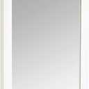 Amazon Basics Rectangular Wall Mount Mirror for Bedroom, Living Room, Entryway, Standard Trim, 16" x 20", White