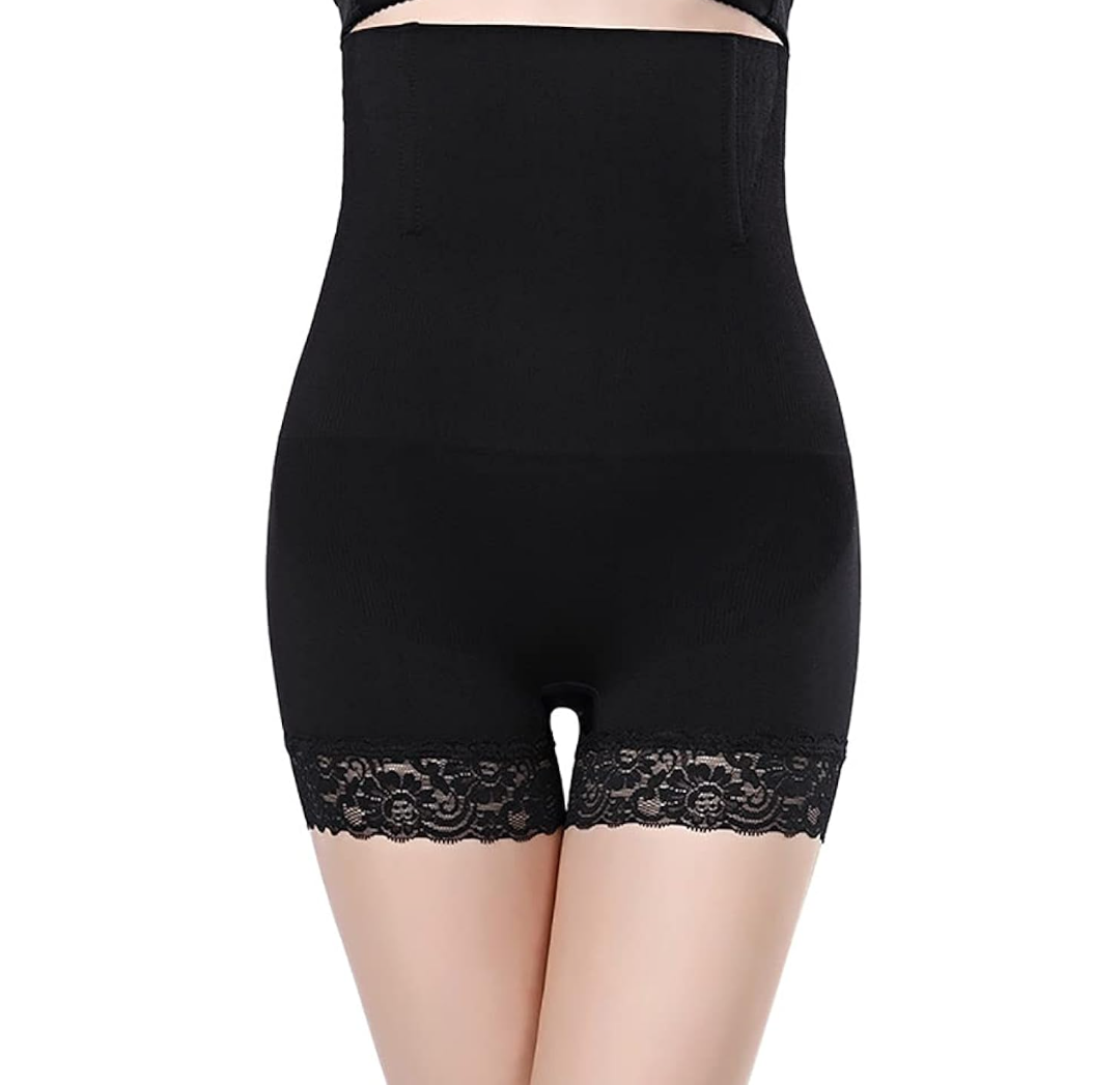 Familyhouse Women High-Waisted Tummy Control Panties Shapewear Bodyshaper Butt Lifter Knickers Boyshorts Slim Shorts Leggings, 3XL