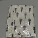 Artoid Mode Beige Xmas Tree Christmas Table Runner, Seasonal Winter Kitchen Dining Table Decoration for Home Party Decor 13x108 Inch