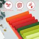 Crepe Paper Streamers 8 Rolls, 10 x 98Inch 8 Christmas Colors Crepe Paper Sheets for DIY Gift Colourful Paper Flower Wrapping Paper Crafts Birthday Wedding Holiday Party Decorations