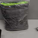 KKV Full-Sized SUV Drying Towel, 48x24 Dual Sided Microfiber Car Cleaning Towel with Twisting Yarn Technique, 1400GSM Super Absorbent, Scratch-Free, Machine Washable (Darkgray-GreenYellow)