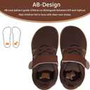WateLves Wide Toddler Barefoot Shoes Little Kids Boys Girls Walking Tennis Sneakers with Breathable Mesh Zero Drop Sole Adjustable Strap
