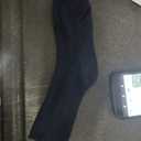 Unisex Kids 100% Natural Cotton Socks, Soft Moisture Wicking Dress Crew Socks for Boys and Girls, Navy Blue