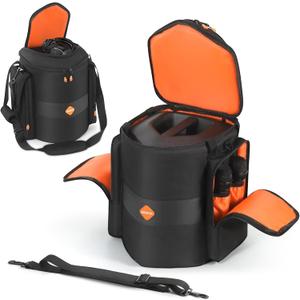 Carrying Case Compatible with Bose S1 Pro/S1 Pro+, Protective Cover Bag with Shoulder Strap, Durable Design for PA System Speaker, Microphones, Charger & Accessories