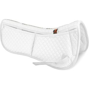 ECP Equine Comfort Products Adjustable Shock Absorbing Memory Foam Half Saddle Pad, Injury Prevention & Pressure Relief, Customizable Fit, Breathable for All Riding Styles