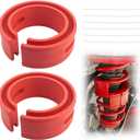 2PCS Upgraded Front & Rear Coil Spring Spacers for Cars with Ties,Shock Absorbing Car Coil Spring Booster Fits Spacing 1.45"-1.65",Heavy Duty Spacers for Coils Springs Car Accessories