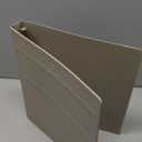 Carstens 1-Inch Heavy Duty 3-Ring Binder - Side Opening, Sand, Durable Plastic, Precision No-Gap Rings, Waterproof Cover, No Pockets, Holds 125 US Letter Sheets, BPA-Free, Made in USA (8717-3R) (Individual, Taupe)