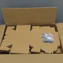 Qiqee 200Pcs Brown Bakery Box with Window 4"x4"x2.5" Macaron Boxes Small Donut Pastry Boxes for Party Mini Cookie Boxes