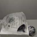 12" Glass Chandelier, Black Pendant Lights Kitchen Island, Farmhouse Glass Pendant Light Round Hanging Ceiling Light for Foyer Dining Room Entryway Hallway