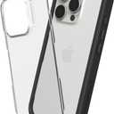 RhinoShield Modular Case Compatible with [iPhone 16 Pro] | Mod NX - Customizable Shock Absorbent Heavy Duty Protective Cover 3.5M / 11ft Drop Protection - Black