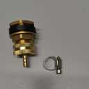 Joywayus Brass 1/2" NPT Female x 3/4" GHT Male Water Tank Connector + 1/2" Barb x 3/4" GHT Female Swivel Garden Water Hose Pipe Connector