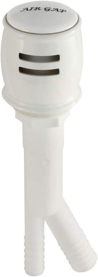Kingston Brass K511WH Heritage Dishwasher Air Gap, White