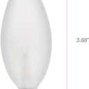 Sylvania Double Life Incandescent Light Bulb, B10, 40W, Dimmable, Candelabra Base, 285 Lumens, Frosted - 6 Count (Pack of 1) (15323)