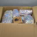 Inflatable Mirror Ball 6pcs Airtight Big Shiny Balls Large Hanging&Standing Inflatable Disco Ball Iridescent Giant Mirror Balloon for Party & Wedding & Event Decoration Colorful