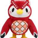 Animal Crossing New Leaf Plush Toy Suitable for Collection, Animal Crossing: New Horizons Stuffed Owlette Doll Toy for Boy Girl Christmas Halloween Birthday Gift, 8 (Celeste)