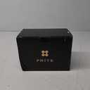 Prite Makeup Bag for Women, Large Capacity Waterproof Travel Cosmetic Organizer, Portable Open Flat Toiletry Bag with Free-standing Brush Holder and Handle(Leopard Print Medium)