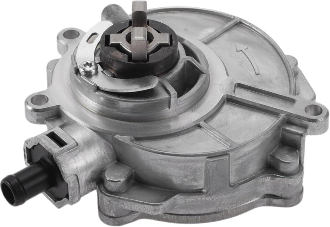 Brake Vacuum Pump No.06E145100K Engine Vacuum Pump for Audi A4 Quattro 2009 V6 3.2L Aluminum Alloy Silver Tone 1 Pc