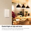 Eve Light Switch (Matter) Smart Wall Switch for Apple Home, Alexa, Google Home, SmartThings; for Single-Pole & 3-Way switches; Thread, Requires Thread Border Router & Neutral Wire; UL-Certified