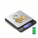 SKEAP Digital Jewelry Scale 500g x 0.01g Precision Gold Scale for Jewelers & Collectors, Digital Coin Scale with Backlit LCD, Tare Function Ideal for Gemstones, Bullion & Coins