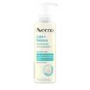 Aveeno Calm + Restore Nourishing Oat Cleanser, Daily Hydrating Facial Cleanser & Face Wash for Sensitive Skin, Non-Foaming, Hypoallergenic, Non-Comedogenic, Fragrance-Free, with Feverfew, 7.8 fl oz