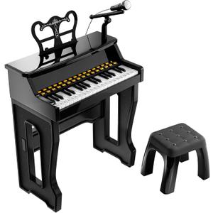 Toy Pianos for Kids Ages 3-7 - with Piano Keyboard Stickers for Toddler Piano Learning Beginners 37 Keys 4 5 6 Years Old Girls and Boys Birthday Gift