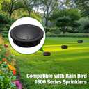 10 Pack Sprinkler Head Caps Compatible with Rain Bird 1800XC 1800 Series Spray Bodies, UV-Resistant ABS Replacement with O-Ring for Lawn Garden Sprinkler System Maintenance