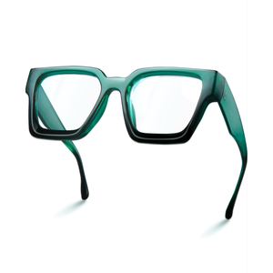 livho Oversized 99% Blue Light Glasses for Woman - Rectangle Fashion Glasses for Computer, Chic Preppy Frame - Anti Eyestrain
