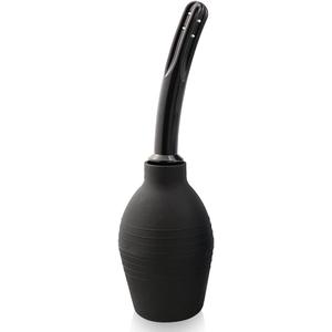 Clean and Healthy Anal Douche for Women,Shower Enema Bulb Cleaner Wash Flusher System for Women and Man 10 oz(Black)