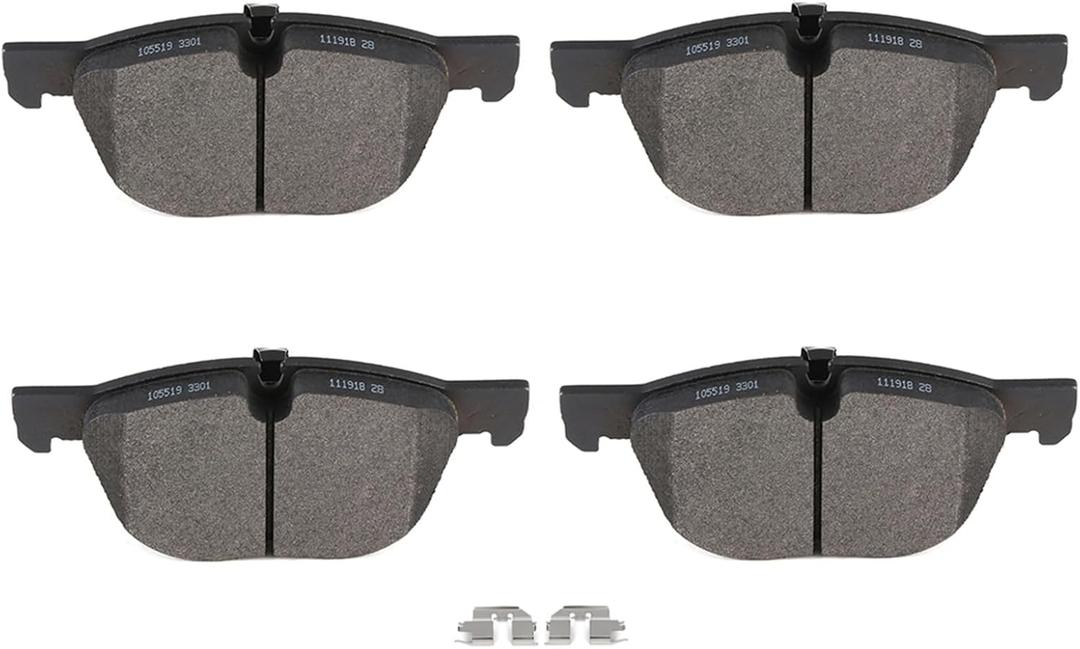 SCITOO D1294 Front Semi-Metal Brake Pads Sets Fit For BMW X4 2016-2017,For X5 2007-2017,For X6 2008-2017