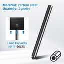 17 Inch Extended Speaker Pole Mount for Subwoofer M20 Threaded and 35mm Mount Speaker Poles Load Capacity 66LBS